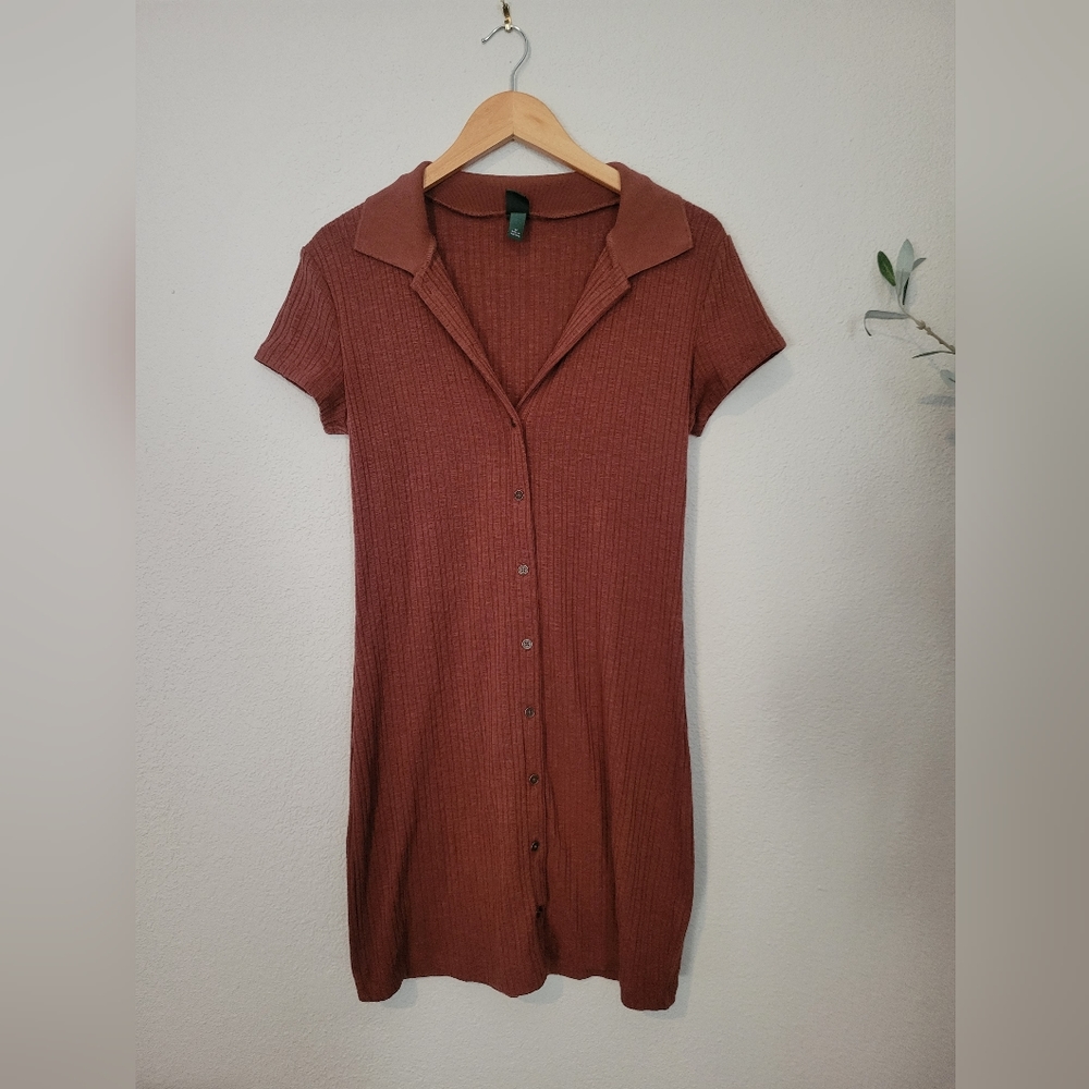 Wild Fable (Target) button-down mini dress